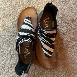 Zebra Sparta Sandals